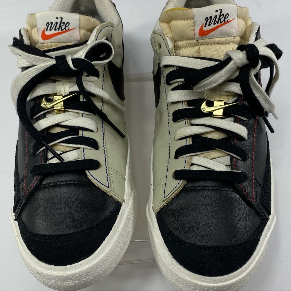 NIKE Blazer Low ‘77 Premium Men’s Shoes Size:9 Leather Multicolor DH 4370-001 - Picture 5 of 13
